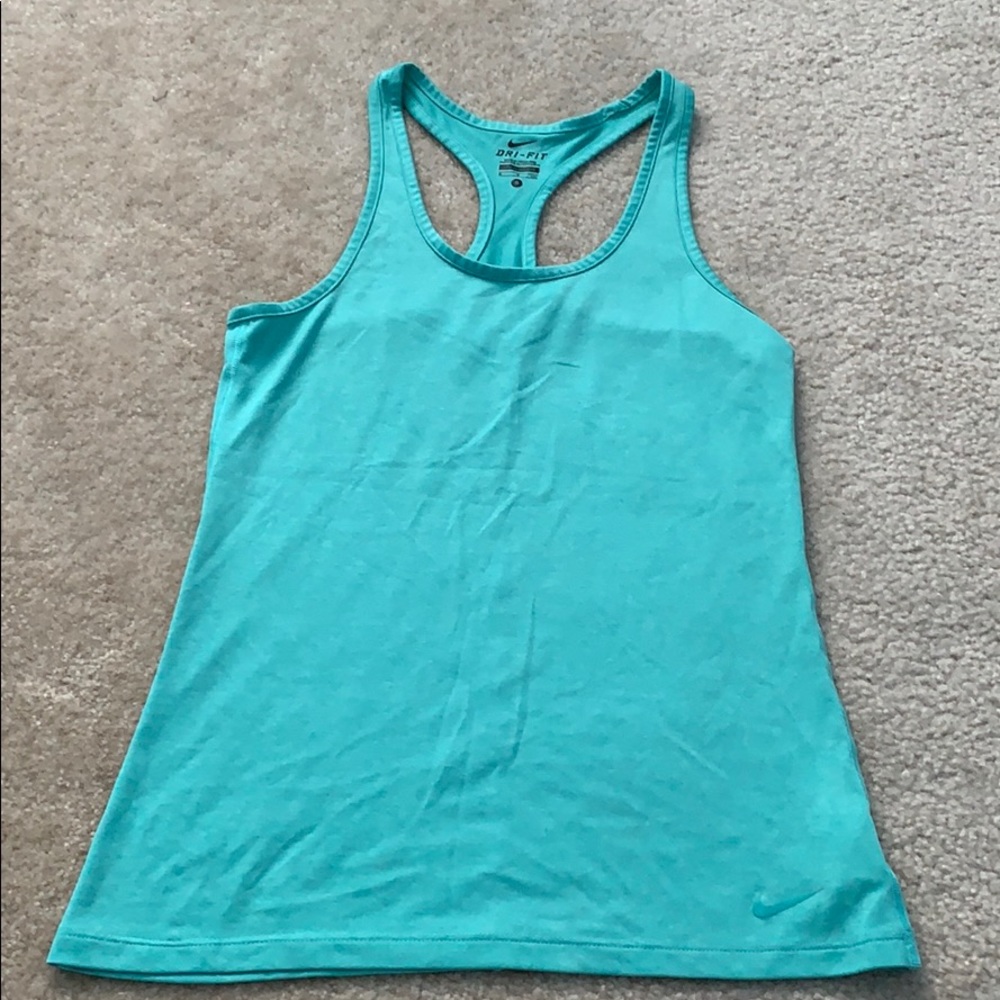 NIKE DRI-FIT Women’s Turquoise Workoiut Tank Tee